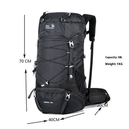 New Outlander 50L Hiking Backpack - Durable, Water-Resistant, Spacious