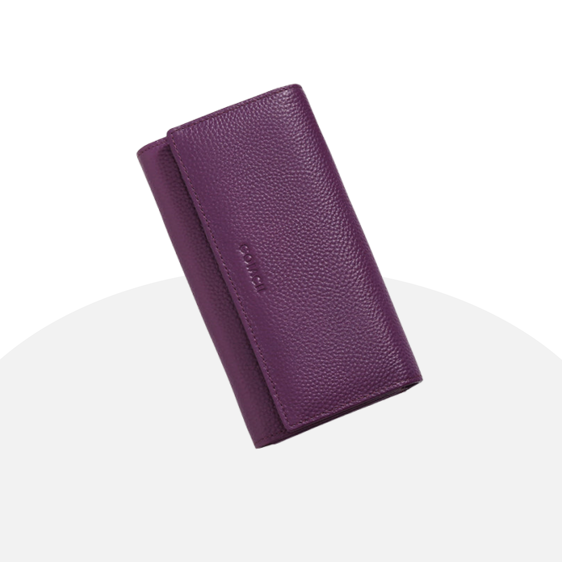 Elegant Leather Clutch Wallet - RFID Blocking, Spacious, Timeless Style