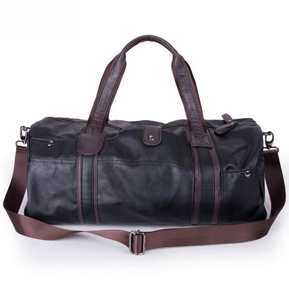 Qiger Vintage Leather Duffel Bag - Spacious & Stylish Travel Companion