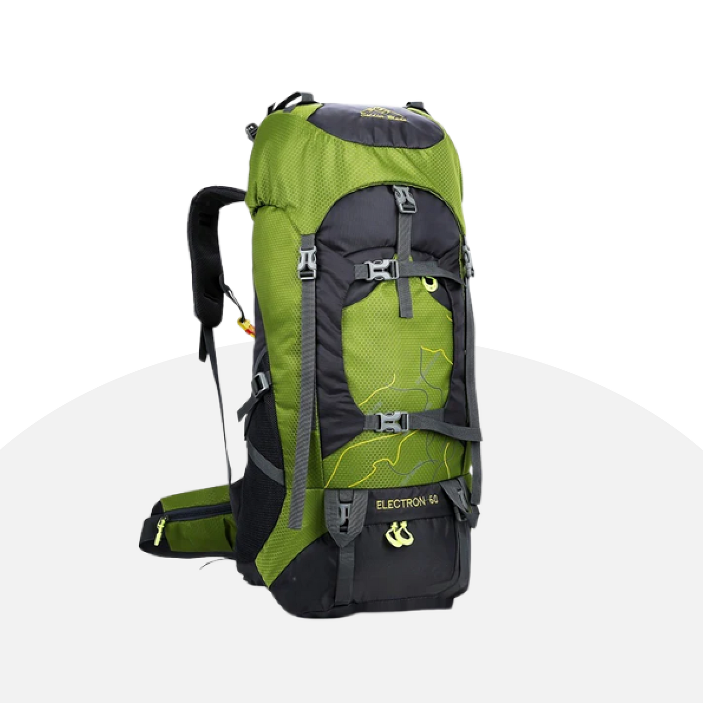 Electron 60L Hiking Backpack - Durable, Water-Resistant, Outdoor Gear