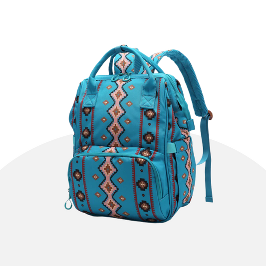 Boho Chic Diaper Backpack - Spacious, Stylish & Functional