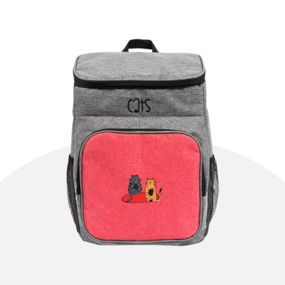 Cat-tastic Insulated Backpack - Cool & Cute for On-the-Go