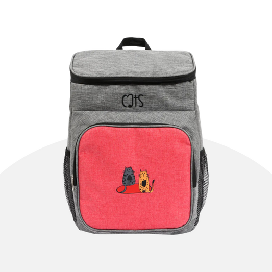 Cat-tastic Insulated Backpack - Cool & Cute for On-the-Go