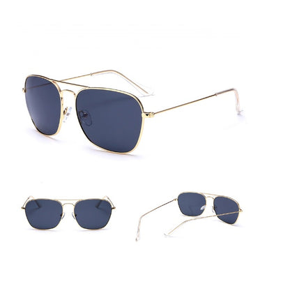 Classic Aviator Sunglasses - Metal Frame, UV Protection, Timeless Style