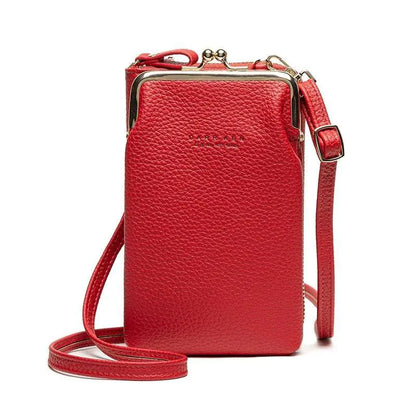 CARR KEN Korean Style Retro Phone Wallet Crossbody Bag