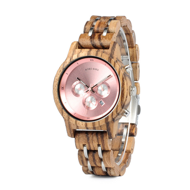 Elegant BOBO BIRD Women's Wooden Watch - Natural & Stylish