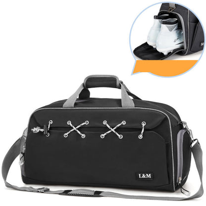 L&M Multifunctional Travel Duffel Bag - Sporty, Spacious, and Organized