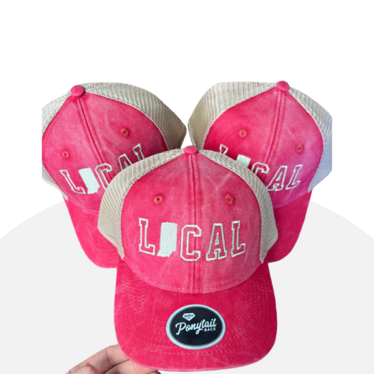 Arkansas "Local" Ponytail Hat - Show Your State Pride