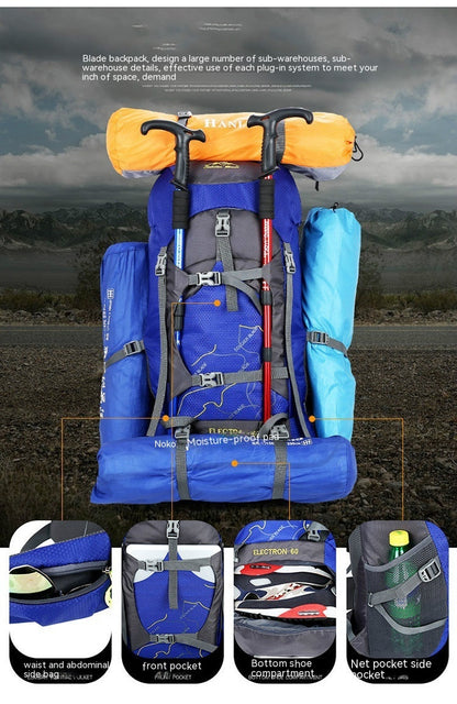 Electron 60L Hiking Backpack - Durable, Water-Resistant, Outdoor Gear