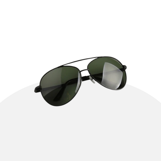 Classic Aviator Sunglasses - Polarized Lenses, UV Protection, Metal Frame