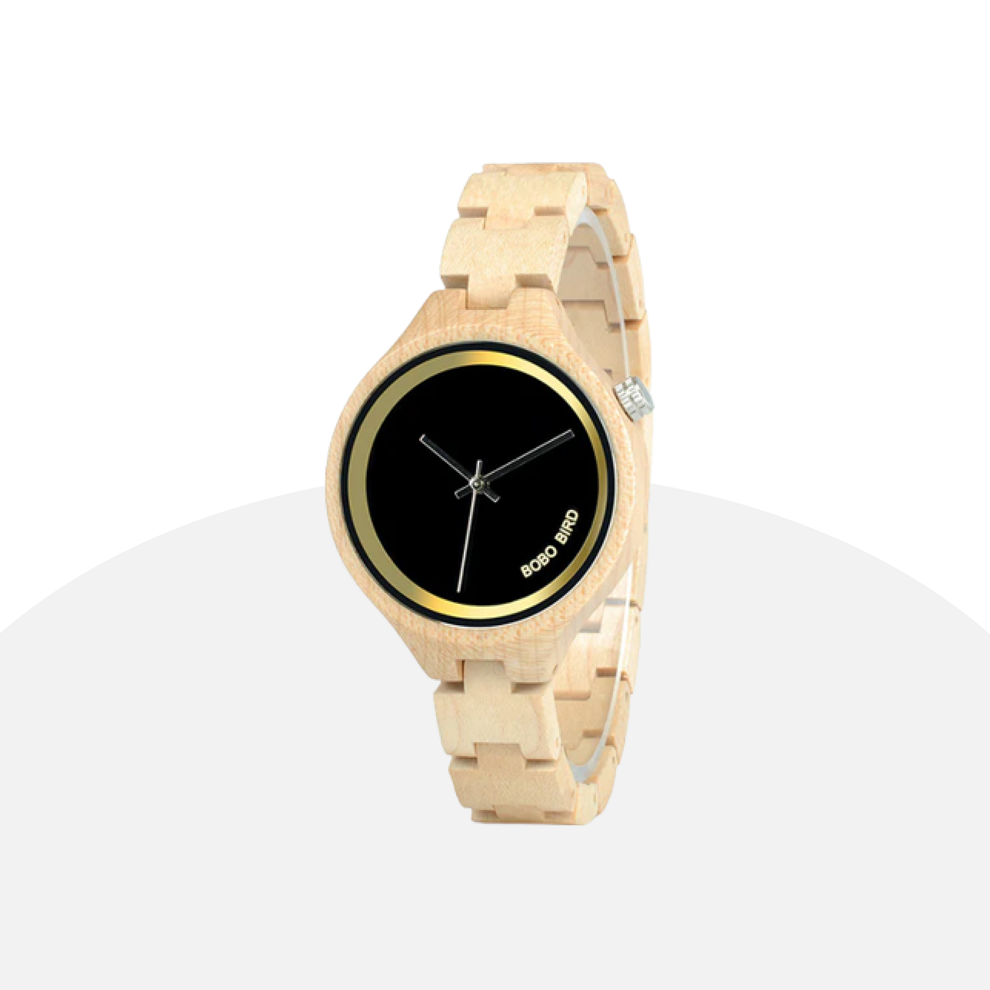 Elegant BOBO BIRD Women's Wooden Watch - Natural & Stylish