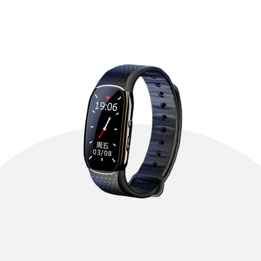 Elegant Smart Bracelet with Touchscreen and Fitness Tracking