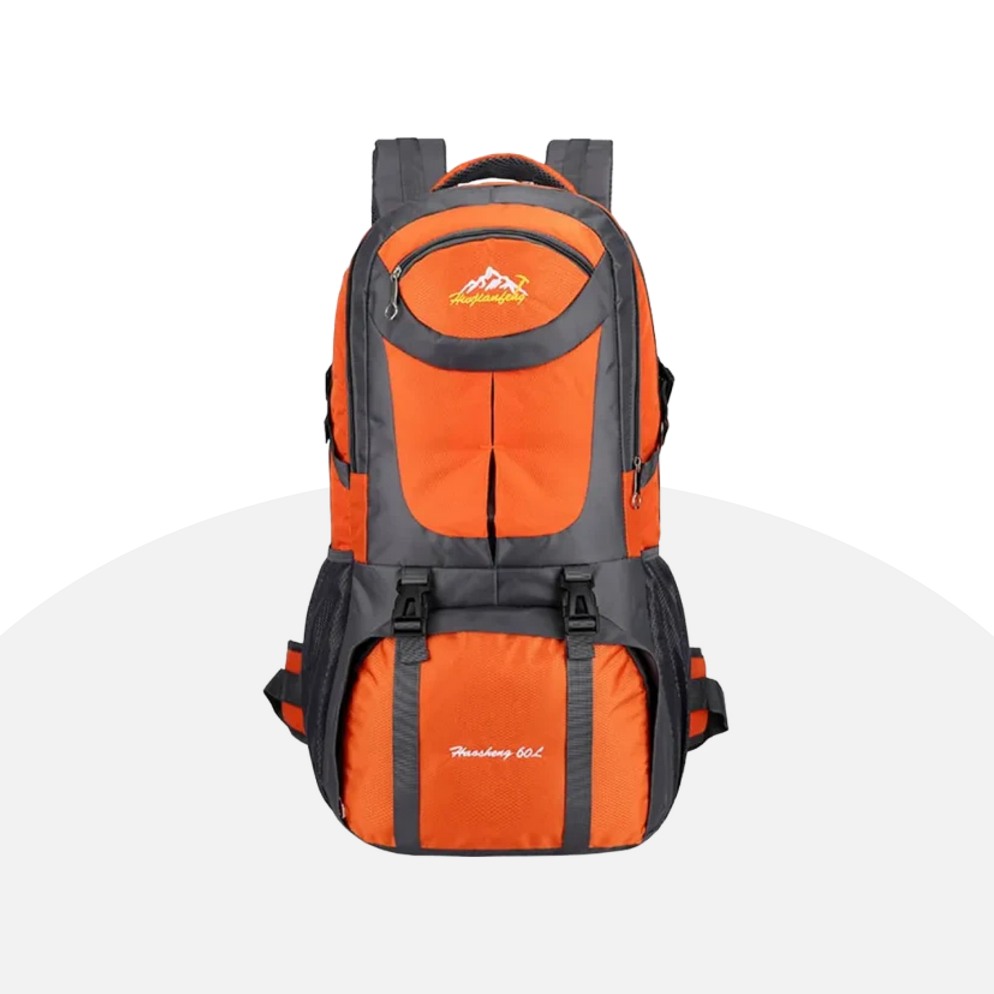 Haosheng 60L Hiking Backpack - Durable, Water-Resistant, Multi-Compartment