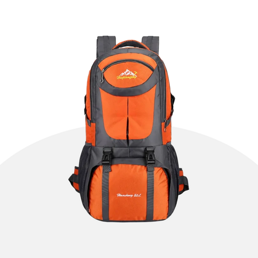 Haosheng 60L Hiking Backpack - Durable, Water-Resistant, Multi-Compartment