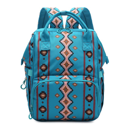 Boho Chic Diaper Backpack - Spacious, Stylish & Functional