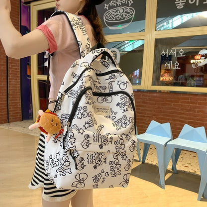 Cheesy Fun Backpack - Quirky Canvas for Everyday Adventures