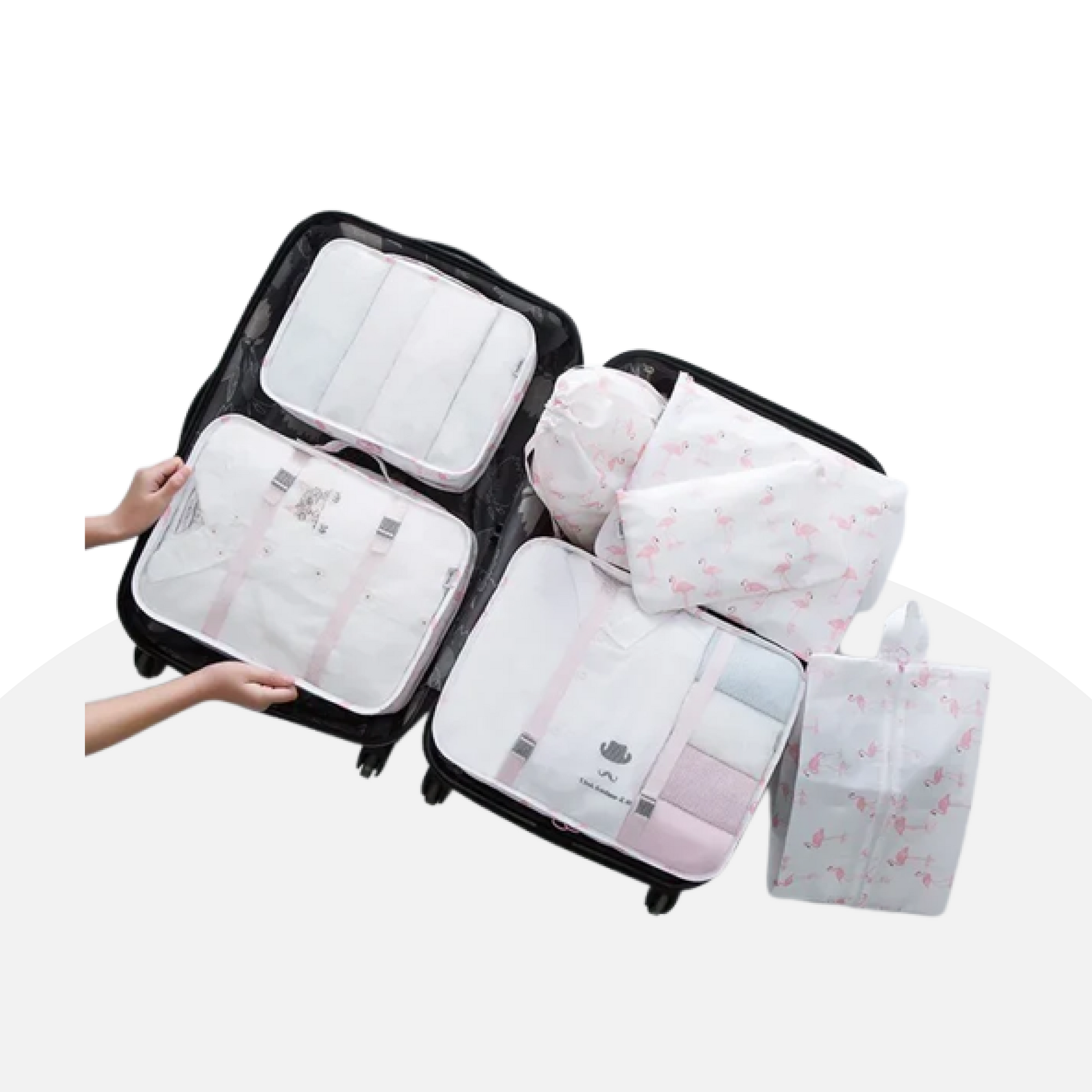 Piece Travel Packing Cubes Set - Organize Your Luggage, Stress-Free Travel