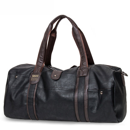 Qiger Vintage Leather Duffel Bag - Spacious & Stylish Travel Companion