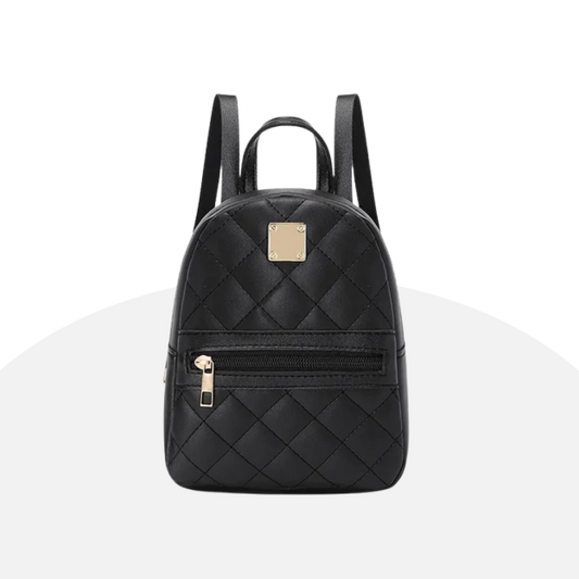 Chic Quilted Mini Backpack - Stylish & Compact