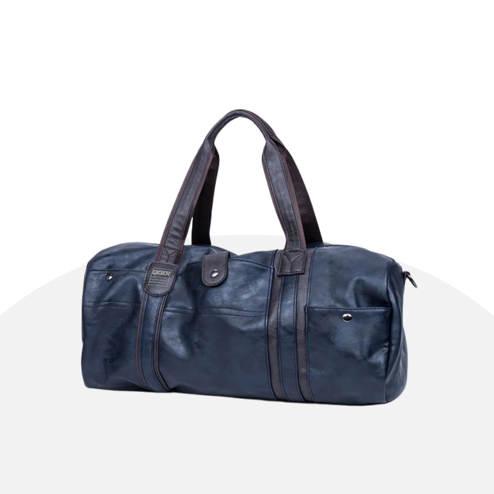 Qiger Vintage Leather Duffel Bag - Spacious & Stylish Travel Companion