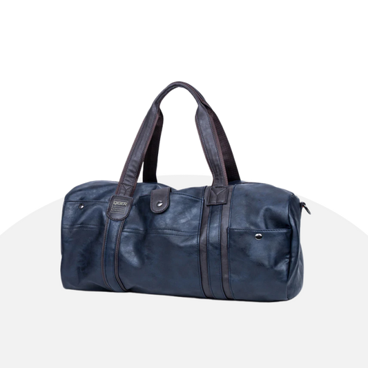 Qiger Vintage Leather Duffel Bag - Spacious & Stylish Travel Companion