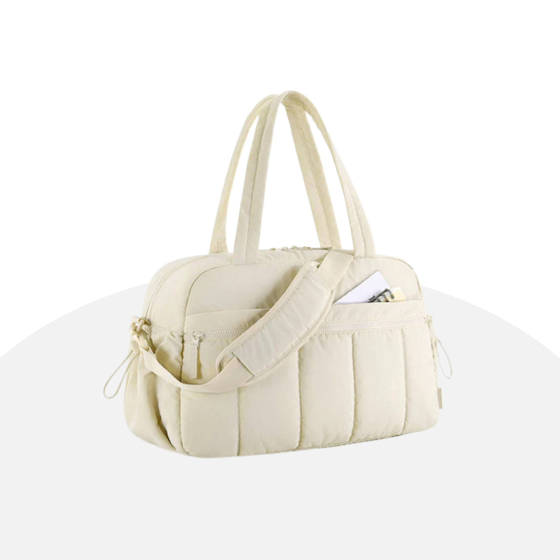 Quilted Travel Duffel Bag - Spacious, Lightweight & Stylish Weekender