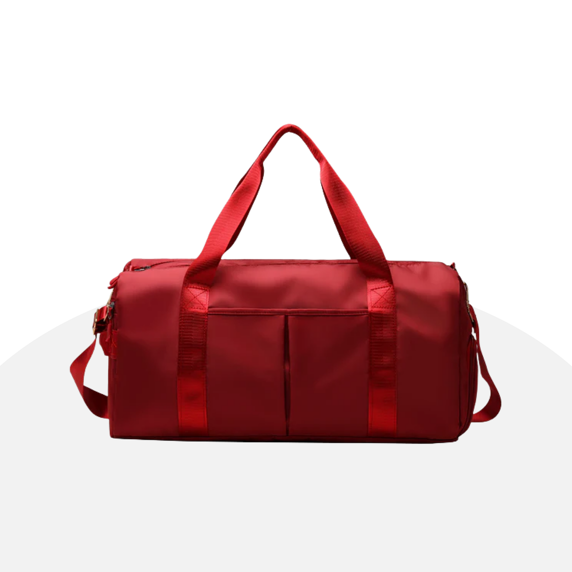 Red Waterproof Gym Bag | Travel Duffel, Sports, Weekender