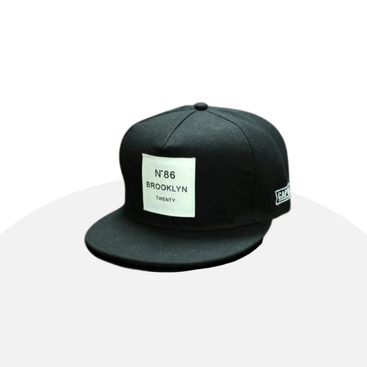 Brooklyn N°86 Snapback Cap | Urban Style | Black | Adjustable