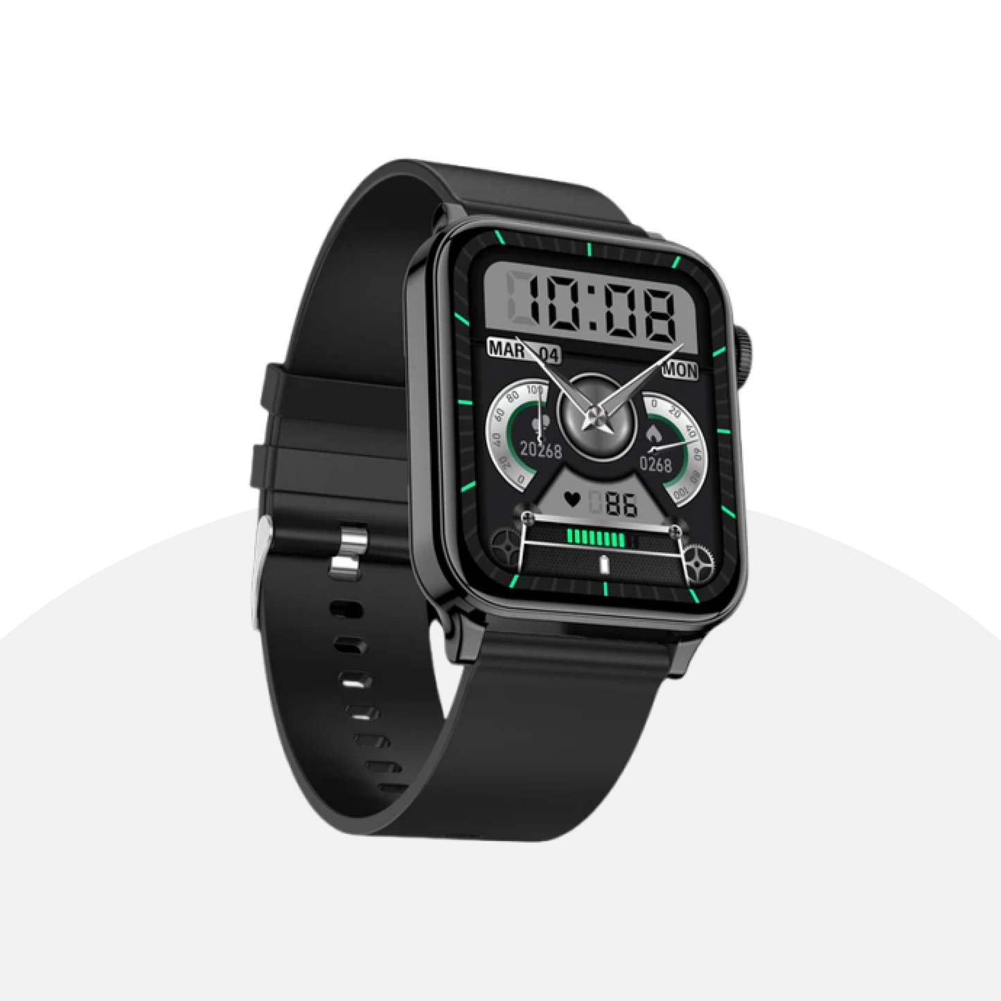 H8 Smartwatch: Stylish Fitness Tracker with Heart Rate & Sleep Monitor