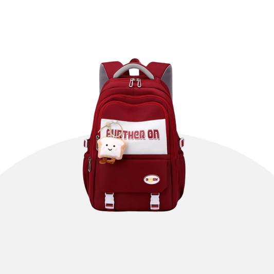 "Further On" School Backpack - Spacious, Durable & Cute