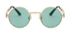 Vintage Round Sunglasses - Metal Frame, UV Protection, Unisex Style