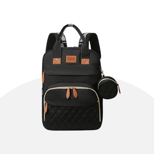 Multifunctional Diaper Bag Backpack with Changing Station & Bassinet