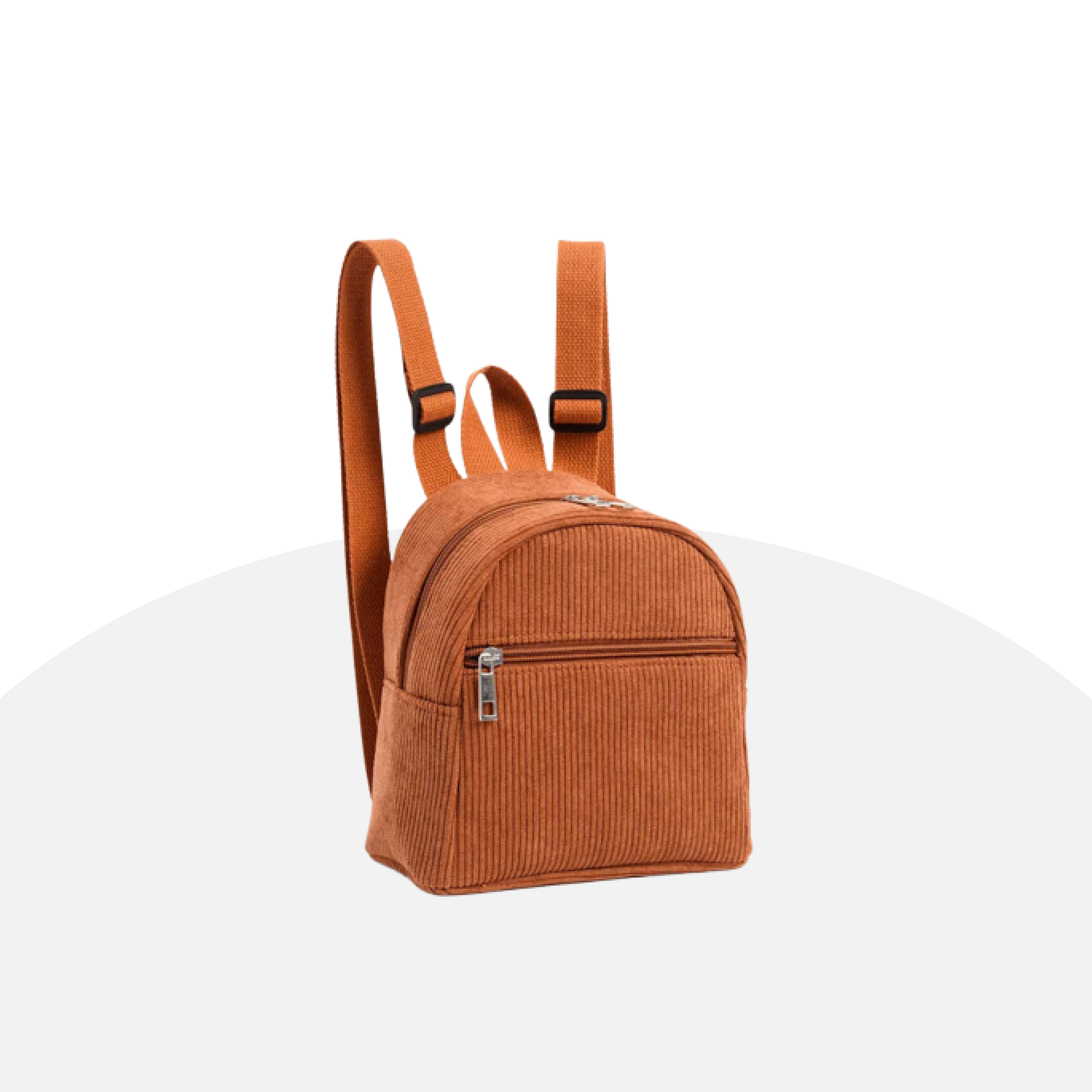 Cute Mini Corduroy Backpack - Trendy, Compact, and Versatile