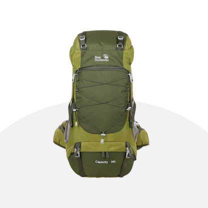 New Outlander 50L Hiking Backpack - Durable, Water-Resistant, Spacious