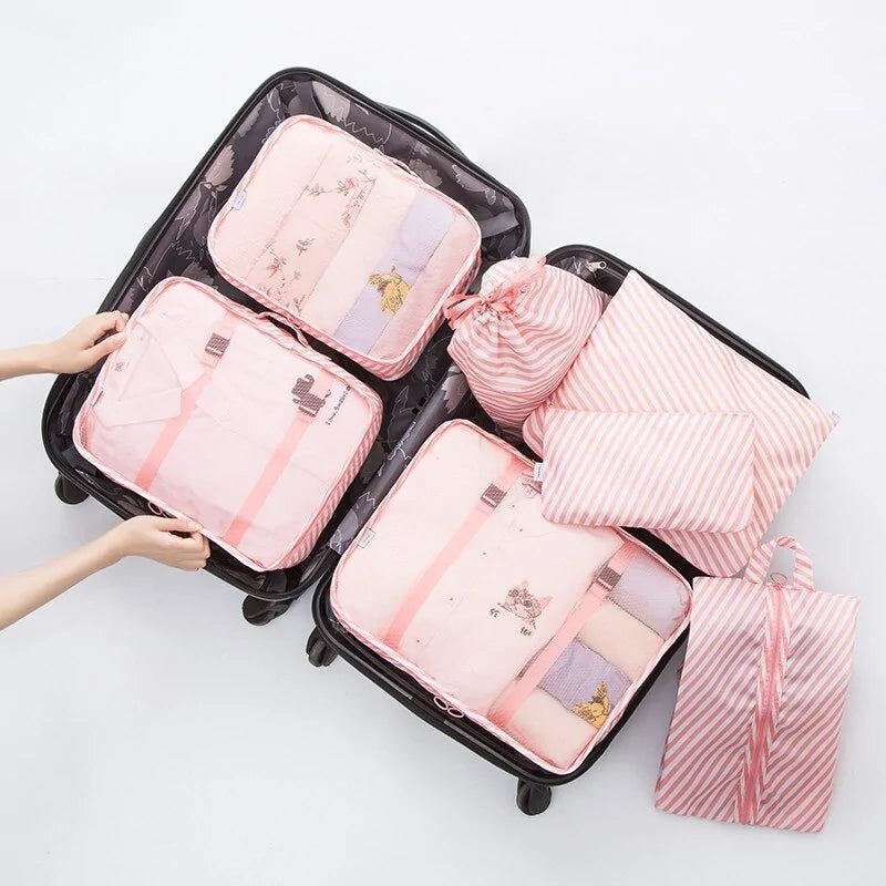 Piece Travel Packing Cubes Set - Organize Your Luggage, Stress-Free Travel