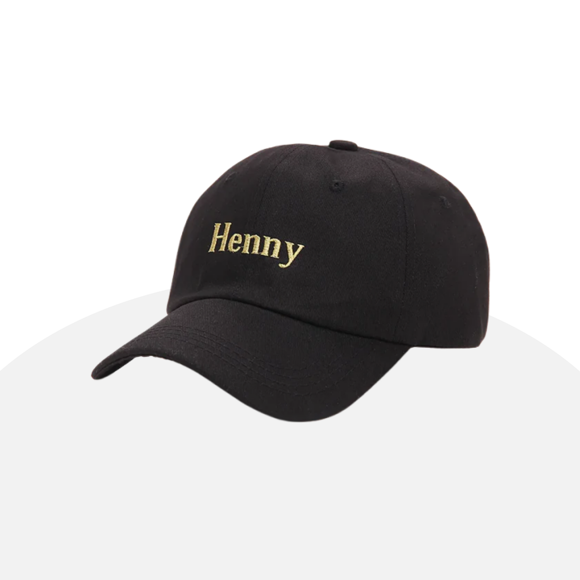 "Henny" Embroidered Dad Hat - Classic Style, Minimalist Design, Unisex