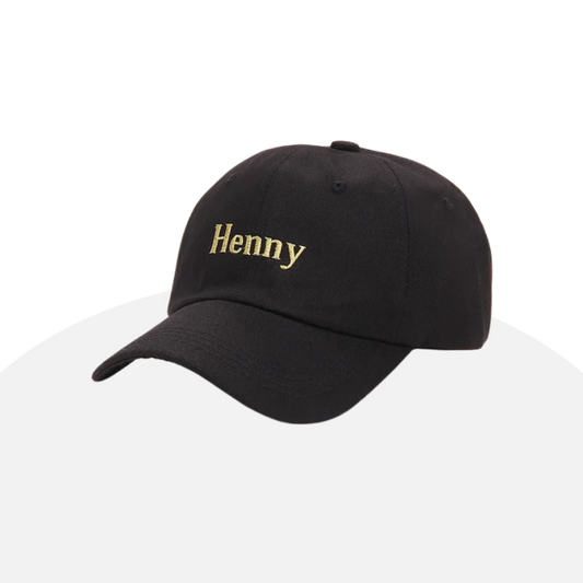 "Henny" Embroidered Dad Hat - Classic Style, Minimalist Design, Unisex