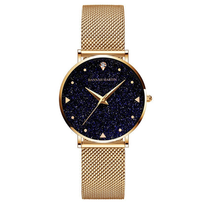 Hannah Martin Women's Watch Starry Blue Sandstone Dial