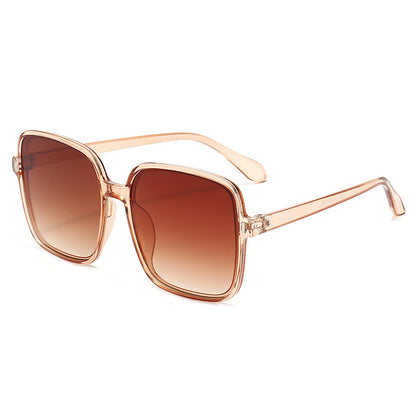 Chic Oversized Square Sunglasses - Trendy Frame, UV Protection, Fashionable