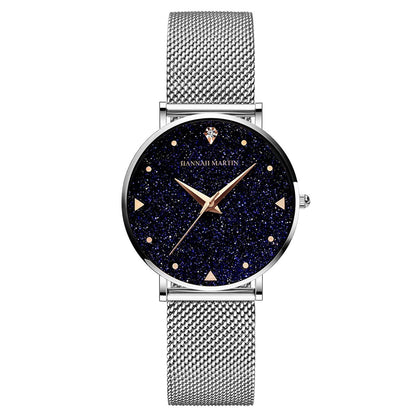 Hannah Martin Women's Watch Starry Blue Sandstone Dial