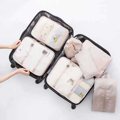 Piece Travel Packing Cubes Set - Organize Your Luggage, Stress-Free Travel