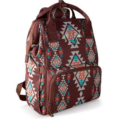 Boho Chic Diaper Backpack - Spacious, Stylish & Functional