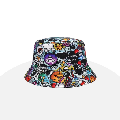 Graffiti Bucket Hat - Expressive Street Art Style for Trendsetters