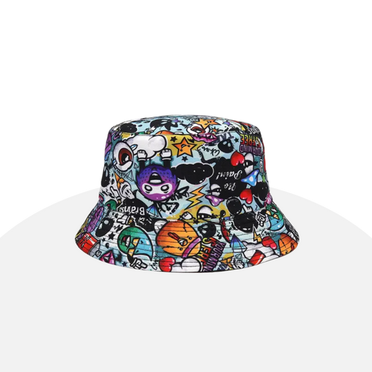 Graffiti Bucket Hat - Expressive Street Art Style for Trendsetters