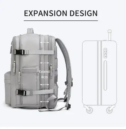 Chic Minimalist Backpack - Water-Resistant Travel Essential