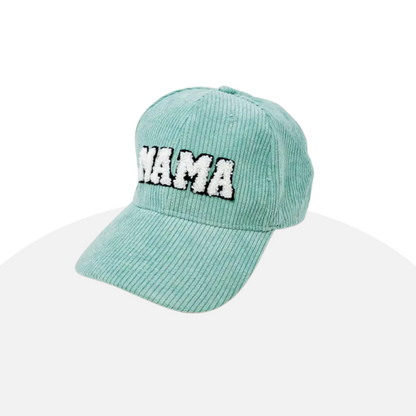 "Mama" Corduroy Baseball Cap - Trendy, Cozy, Perfect Mom Gift