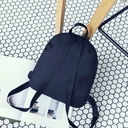 Chic Nylon Mini Backpack - Compact, Stylish & Versatile