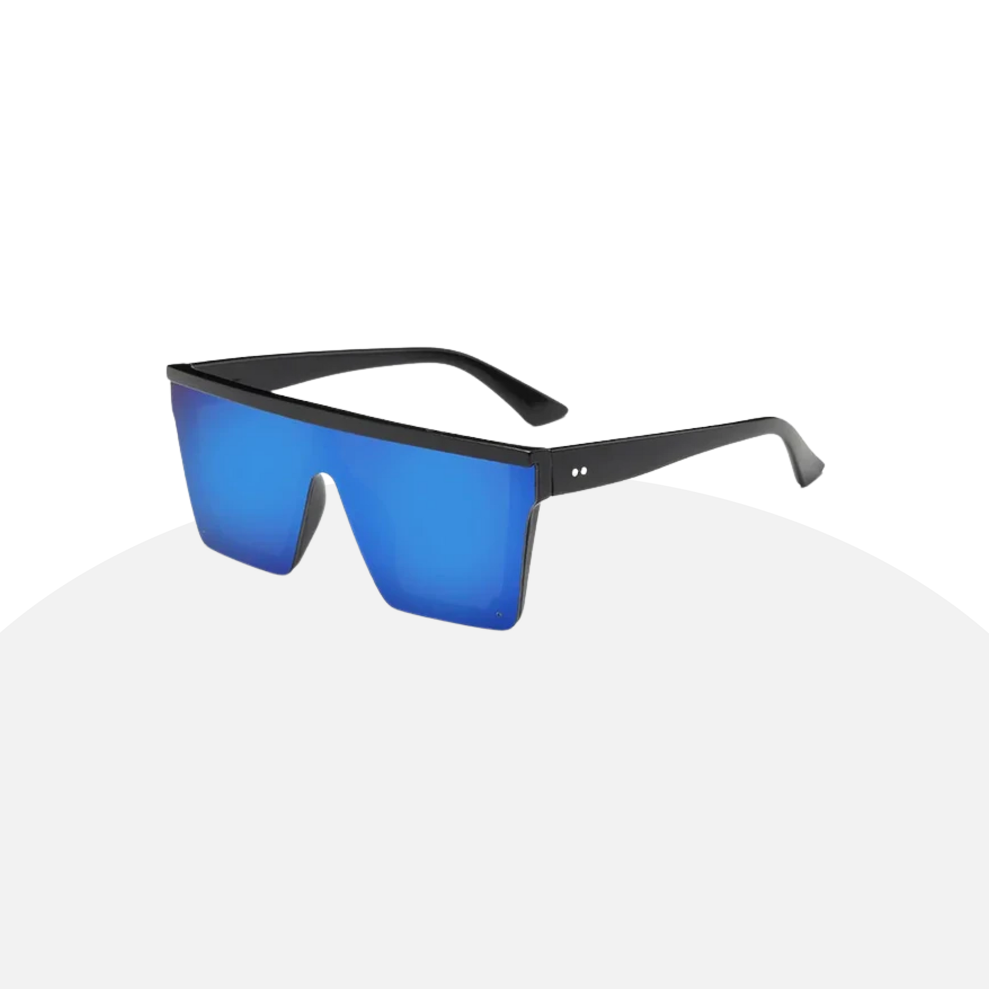 Bold Flat Top Sunglasses | Oversized Square Frame | UV Protection