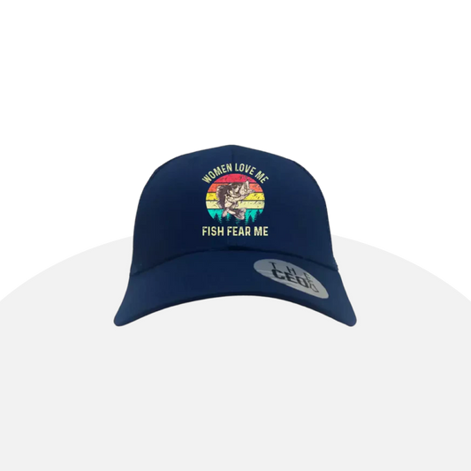 "Women Love Me, Fish Fear Me" Funny Fishing Cap