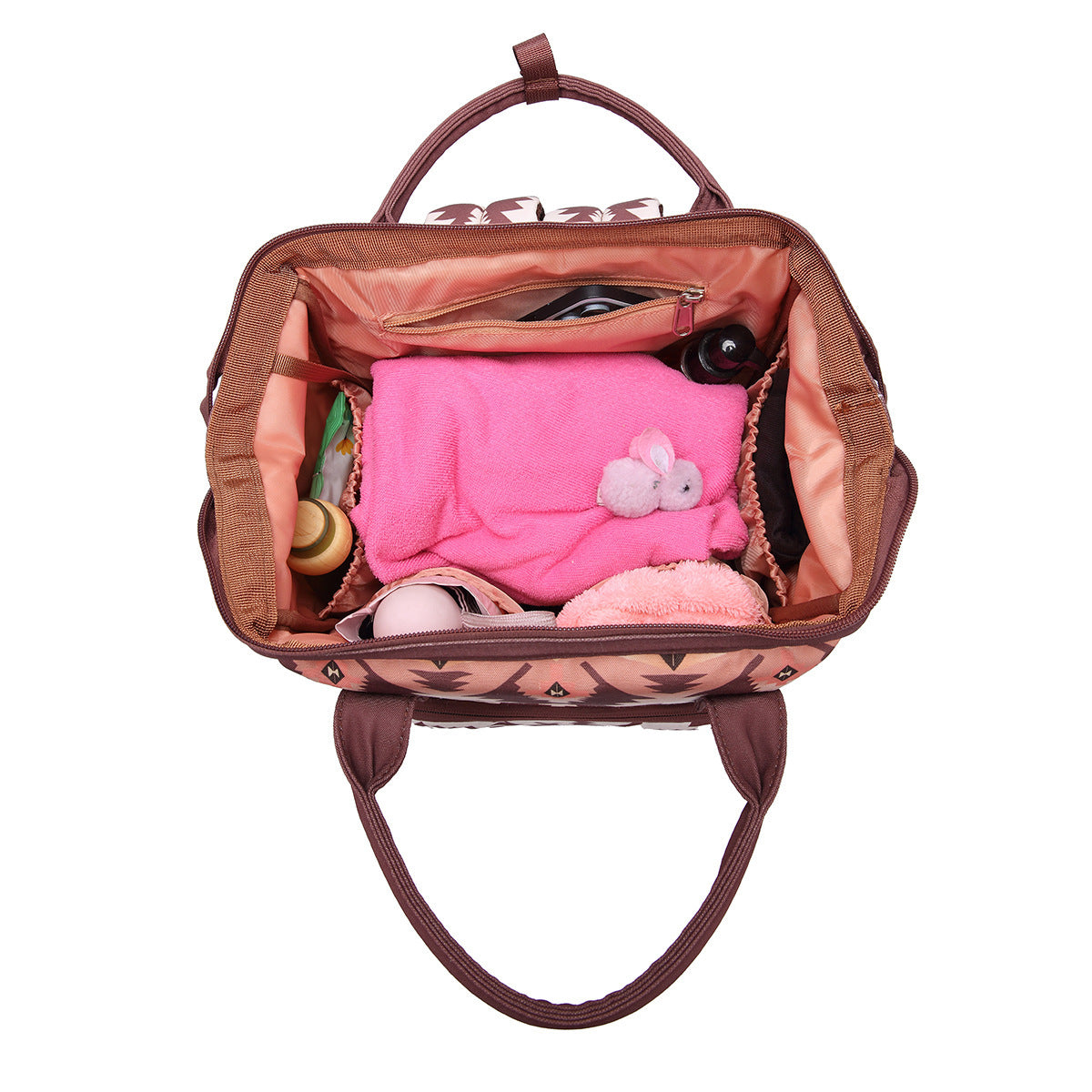 Boho Chic Diaper Backpack - Spacious, Stylish & Functional